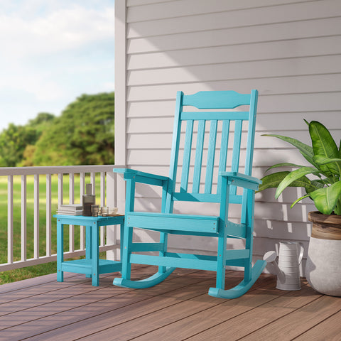 Outdoor HDPS Poly Rocking Chair