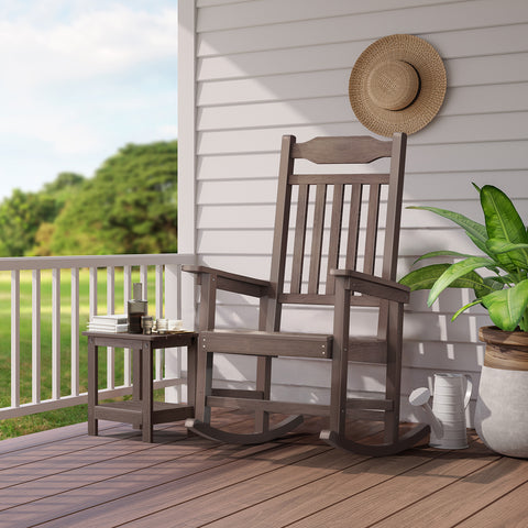 Outdoor HDPS Poly Rocking Chair