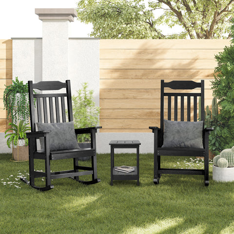 Outdoor HDPS Poly Rocking Chair