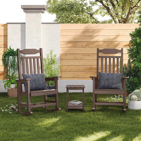 Outdoor HDPS Poly Rocking Chair