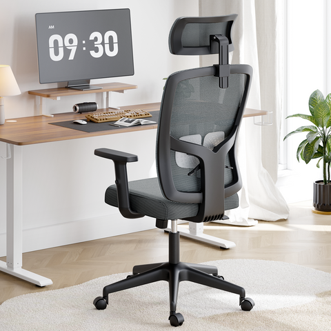 Modern Ergonomic Black Frame Office Chair