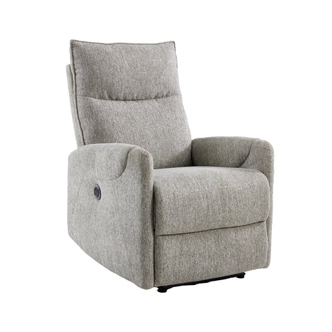 Modern Linen Electric Recliner Chair with USB Port