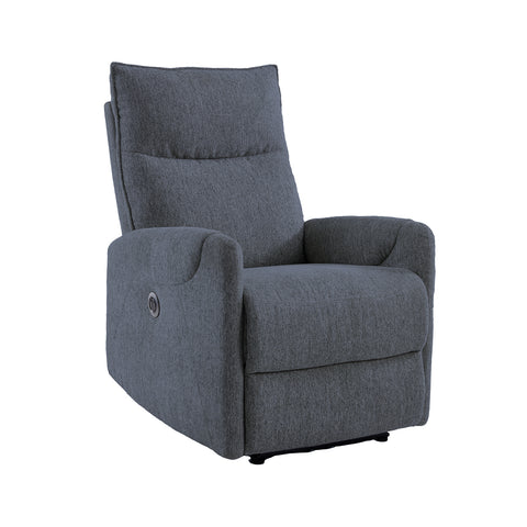 Modern Linen Electric Recliner Chair with USB Port