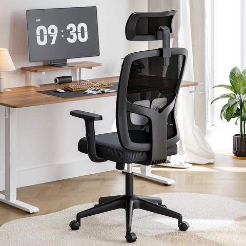 Modern Ergonomic Black Frame Office Chair