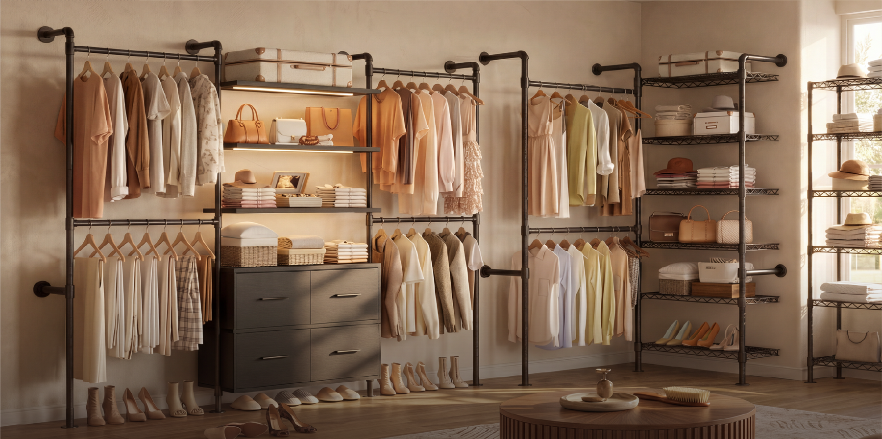 CLOTHING RACKS