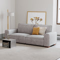 90" Modern Minimalist Chenille Oversized 3 Seater Sofa