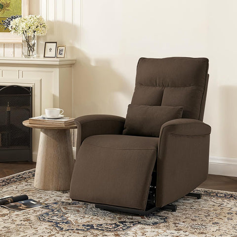 Modern Velvet Power Lift Recliner Chair