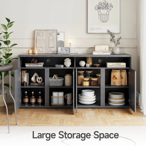 63" Kitchen Storage Cabinet