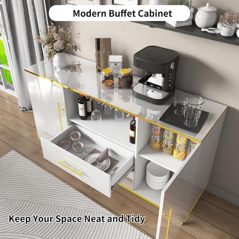 55" Kitchen Sideboard Cabinet
