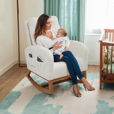 Modern Teddy Nursery Rocking Chair