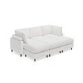 Modern Corduroy 6 Seater Modular Sectional Sofa