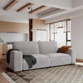 90" Modern Minimalist Chenille Oversized 3 Seater Sofa