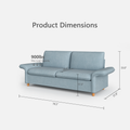 78" Modern Boucle Loveseat Sofa with Adjustable Armrest