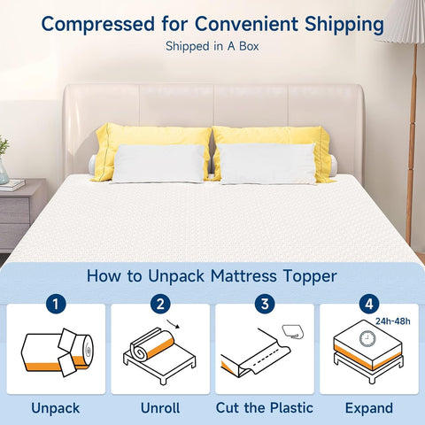 3" Mattress Topper with Cover