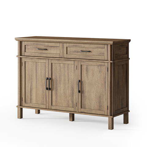 ONBRILL Buffet Cabinet with 3 Doors and 2 Drawers