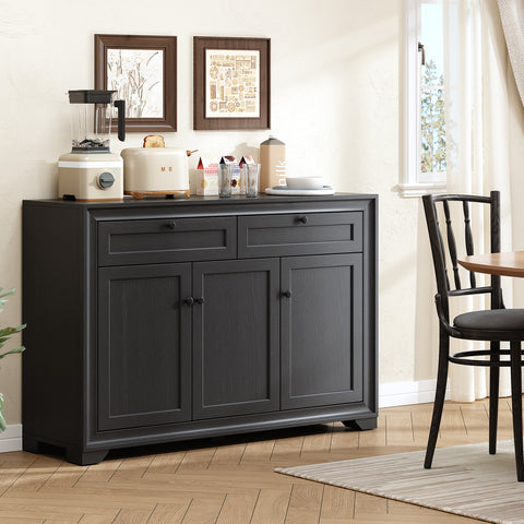 ONBRILL Sideboard Buffet Cabinet with 3 Doors and 2 Drawers