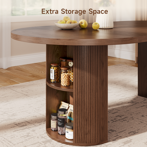 ONBRILL Extendable Tambour Dining Table