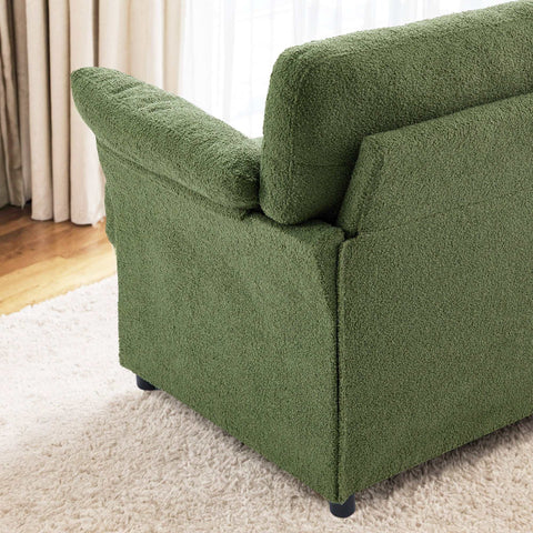 Modern Boucle Loveseat Sofa with Storage