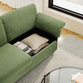 Modern Boucle Loveseat Sofa with Storage