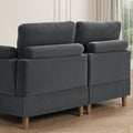 Modern Corduroy 3 Seater Modular Sectional Sofa