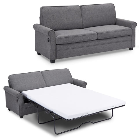 2-in-1 Modern Velvet Pull Out Sofa Bed