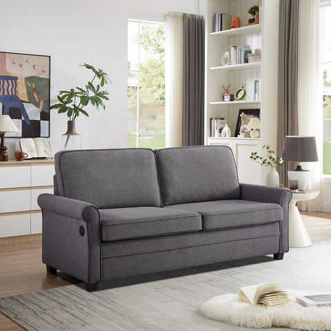 2-in-1 Modern Velvet Pull Out Sofa Bed