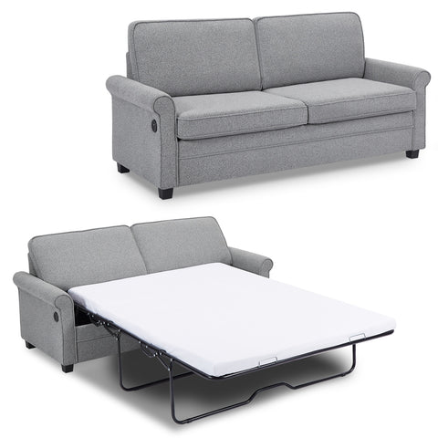 2-in-1 Modern Velvet Pull Out Sofa Bed