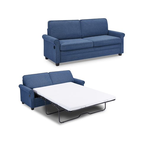 2-in-1 Modern Velvet Pull Out Sofa Bed