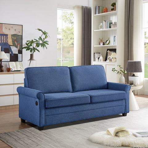 2-in-1 Modern Velvet Pull Out Sofa Bed