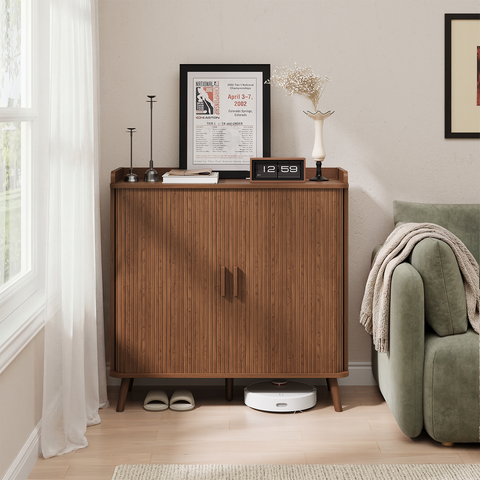 ONBRILL Shoe Cabinet with Sliding Door