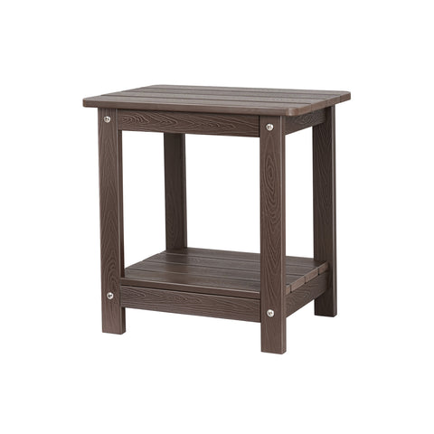 Outdoor HDPS Adirondack Side Table